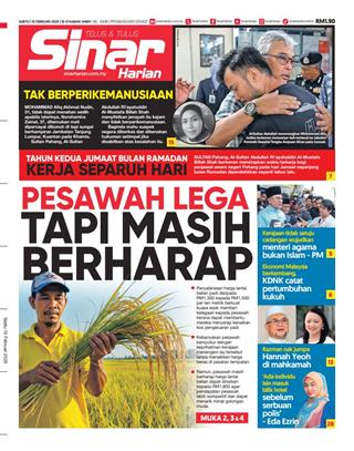 Sinar Harian 16 Julai 2026
